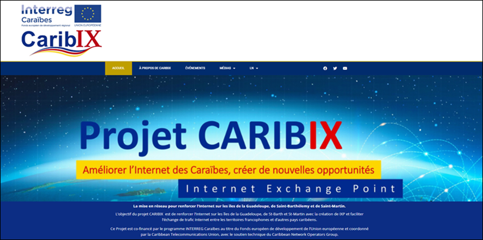 Lancement du site internet CaribIX